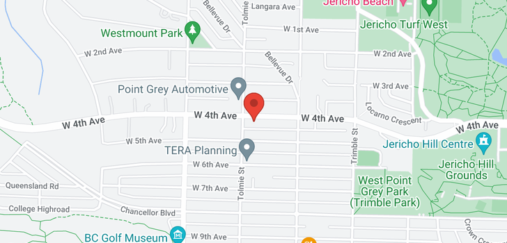 map of 4586 W 4 TH AVENUE